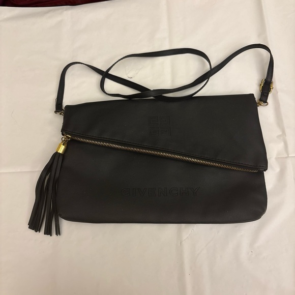 Givenchy Handbags - Givenchy Dark Gray Crossbody Bag with Tassel
